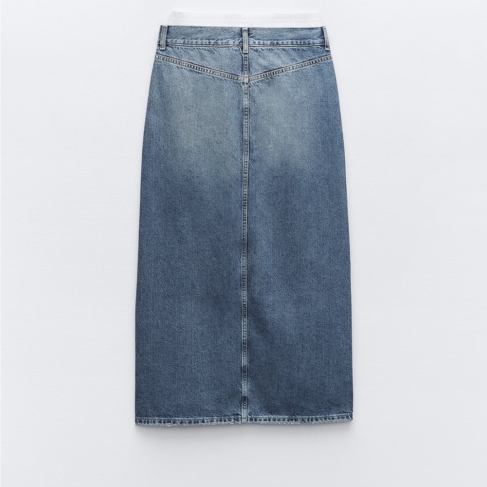 Tre Denim Boxer Skirt - image 7